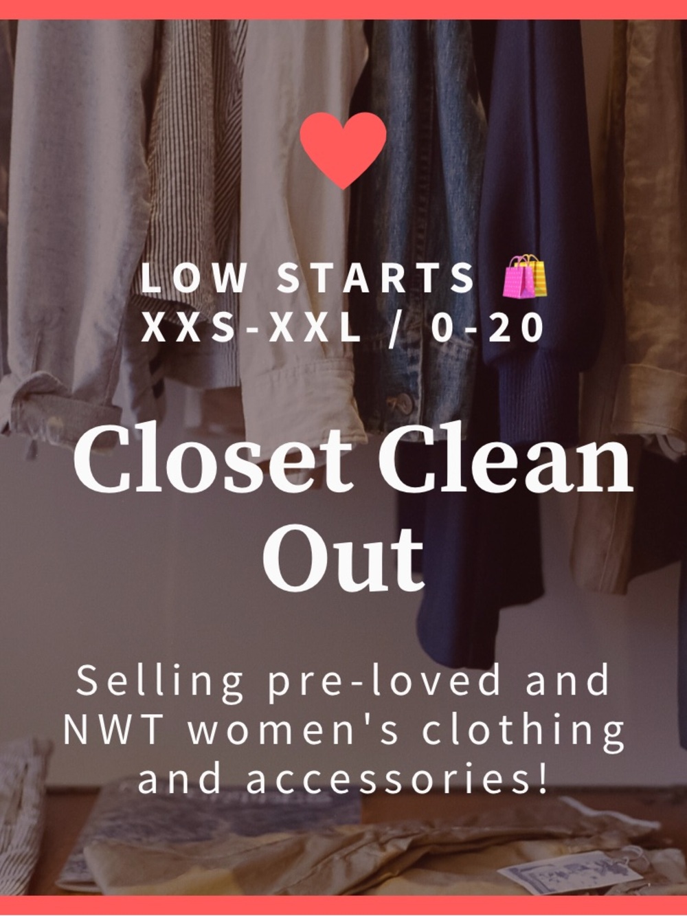 WOMEN’S- LIVE SHOW — XXS to XXL / 0 to 18